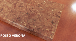 parapet wewnętrzny Konglomerat ROSSO VERONA 3 cm