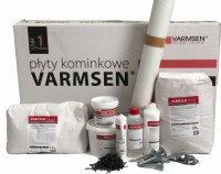 Płyta kominkowa Skamol zestaw 19 płyt + akcesoria