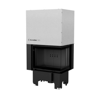 VN 610/430  lewy BS gilotyna czarny szamot  szyby łączone  MOC 4,0 - 9,0