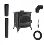 zestaw koza piec wolnostojący Koza K6 fi 130 + akcesoria