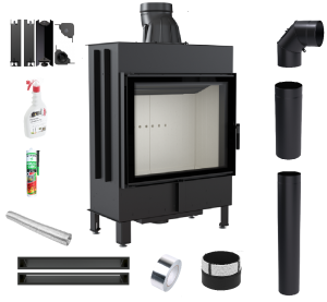 Zestaw Wkład kominkowy Lucy 15 + akcesoria