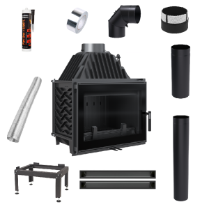 Zestaw Wkład kominkowy Zosia 12 + akcesoria