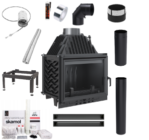 Zestaw Wkład kominkowy Zuzia ECO 12 + akcesoria