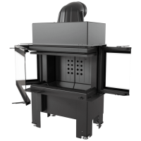 NBC 7 lewy / prawy BS z bocznym otwieraniem drzwi - czarny TERMOTEC
