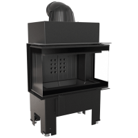 NBC 7 lewy / prawy BS z bocznym otwieraniem drzwi - czarny TERMOTEC