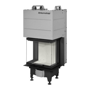 Wkład kominkowy Romotop Heat C 3G L 50.52.31.24 z szybą łączoną
