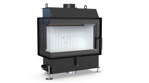 Wkład kominkowy Defro Impuls SM BL BASIC lewy BLACKLINE 7,1kW