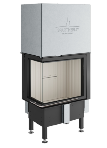 SPARTHERM Global 2Lh 39/58 lewostronny, szyba otwierana do góry, dwupłaszczowy