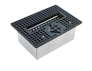 BIOPOJEMNIK - Wkład na bioetanol S 1L do pieców i kominków i ruszt stalowy