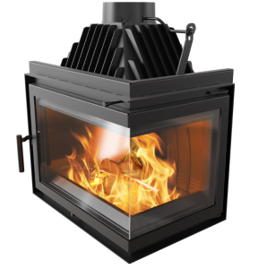 Kominek powietrzny żeliwny KRATKI SIMPLE lewy BS 15 kW Ø 200