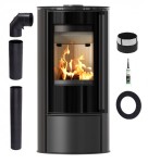 Zestaw piec wolnosotojący koza ERIK Ø 150 5,5 kW + akcesoria 2