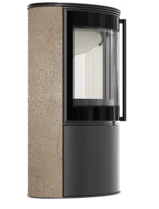 Piec wolnostojący koza BJORN Ø 150 7 kW GOLD SATIN