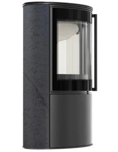 Piec wolnosotojący koza BJORN Ø 150 7 kW GRAFITE SATIN