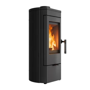 Piec wolnostojący żeliwny KRATKI Koza K12 Ø 130 6 kW  + rury 