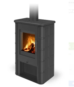 Romotop piec wolnostojący koza Siena N 02 czarny mat 49400