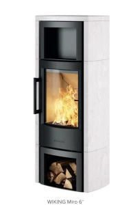 Wiking Miro 6 kamień naturalny jasny - Automatic piec wolnostojący koza 4,9kW