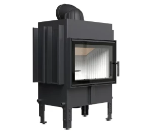 Kominek powietrzny stalowy do akumulacji KRATKI NORRA 9,9 kW Ø 200