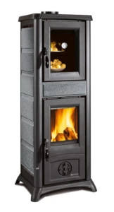 La Nordica GEMMA FORNO.165 PETRA 7 kW piec wolnostojący koza z fajerką - kamień naturalny 