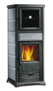 La Nordica ROSSELLA PLUS FORNO.165 CERAMICA 9,4 kW piec wolnostojący z piekarnikiem- kamień naturalny
