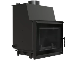 Kominek z płaszczem wodnym Zosia 14kW Ø 200 Deco z domykaniem