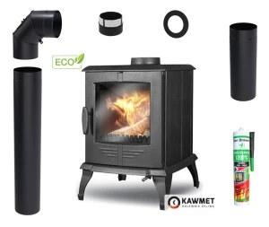 ZESTAW: Piec wolnostojący KAWMET P8 7,9 kW ECO + akcesoria