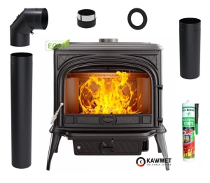 ZESTAW: Piec wolnostojący KAWMET Premium SPHINX S6 ECO 13,9 kW + akcesoria