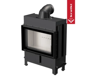 Kominek powietrzny stalowy KRATKI LUCY SLIM 10 kW Ø 200