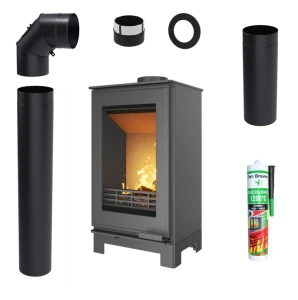 ZESTAW: Piec wolnostojący KAWMET VENUS S16 Basic ECO 5,7 kW + akcesoria