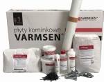 Płyta kominkowa Skamol zestaw 23 płyt 61x100x3 + akcesoria