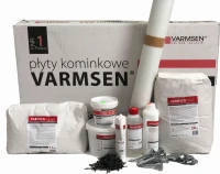 Płyta kominkowa Skamol zestaw 21 płyt + akcesoria