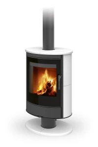ROMOTOP Stromboli N 02 Ceramika 9 kW piec obrotowy wolnostojący koza