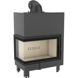 wkład kominkowy MBO 15 lewy BS z acumotte + dolot moc 7-19 kw