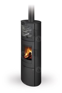 ROMOTOP Lugo N 03 Metal BF + Piekarnik 6 kW piec wolnostojący koza