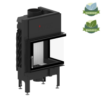 HITZE ALBERO 9 kW AL9P.H wkład kominkowy PRAWY NAROŻNY