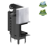 HITZE ALBERO 9 kW AL9LG.H wkład kominkowy LEWY NAROŻNY GILOTYNA