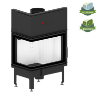 HITZE ALBERO 11 kW AL11L.H wkład kominkowy LEWY NAROŻNY