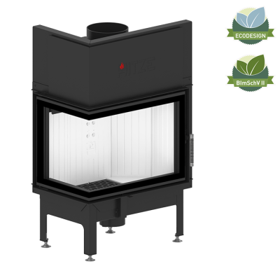 HITZE ALBERO 11 kW AL11L.H wkład kominkowy LEWY NAROŻNY