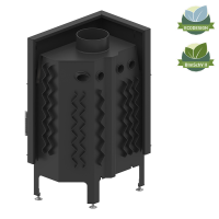 HITZE ALBERO 11 kW AL11L.H wkład kominkowy LEWY NAROŻNY