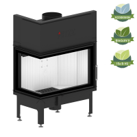 HITZE ALBERO 14 kW AL14L.H wkład kominkowy LEWY NAROŻNY