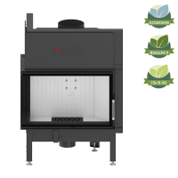 HITZE ALBERO 14 kW AL14L.H wkład kominkowy LEWY NAROŻNY