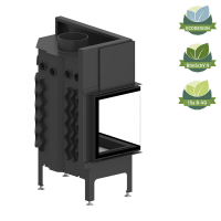 HITZE ALBERO 14 kW AL14L.H wkład kominkowy LEWY NAROŻNY